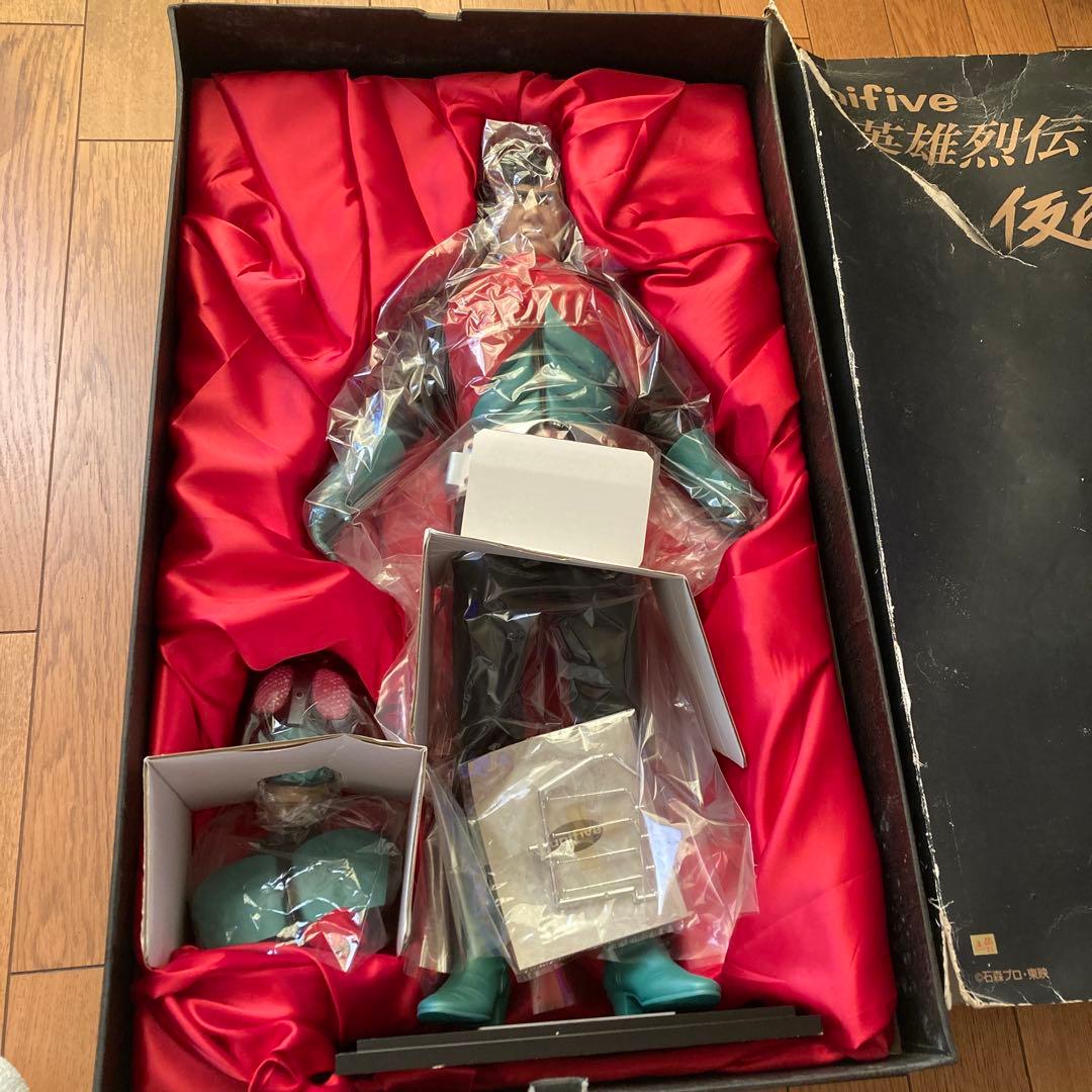 ユニファイブ英雄烈伝仮面ライダー旧1号本郷猛ビッグサイズフィギュア高さ約60cm