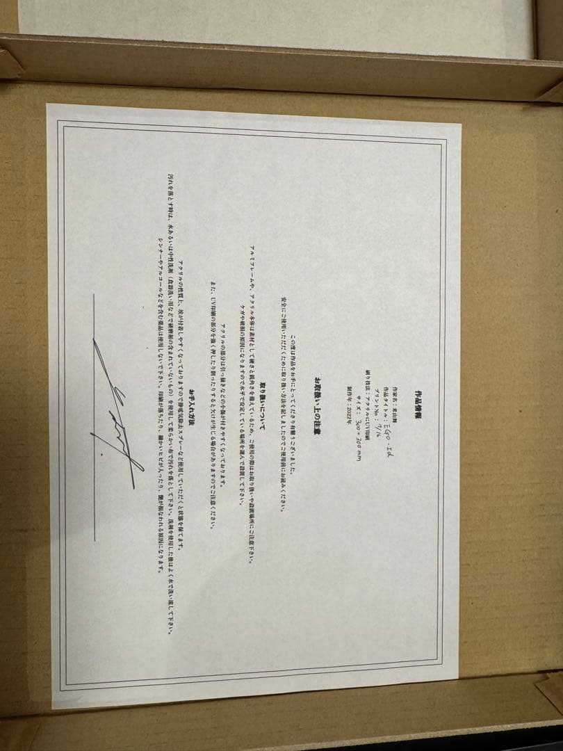 米山舞　EGO-Id アクリル作品