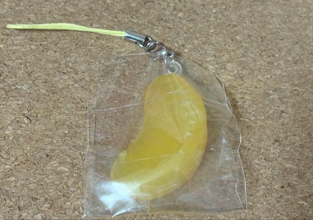 稀少　スクイーズ　フルーツ屋さん　オレンジストラップ　オールドブルーム　ジェル