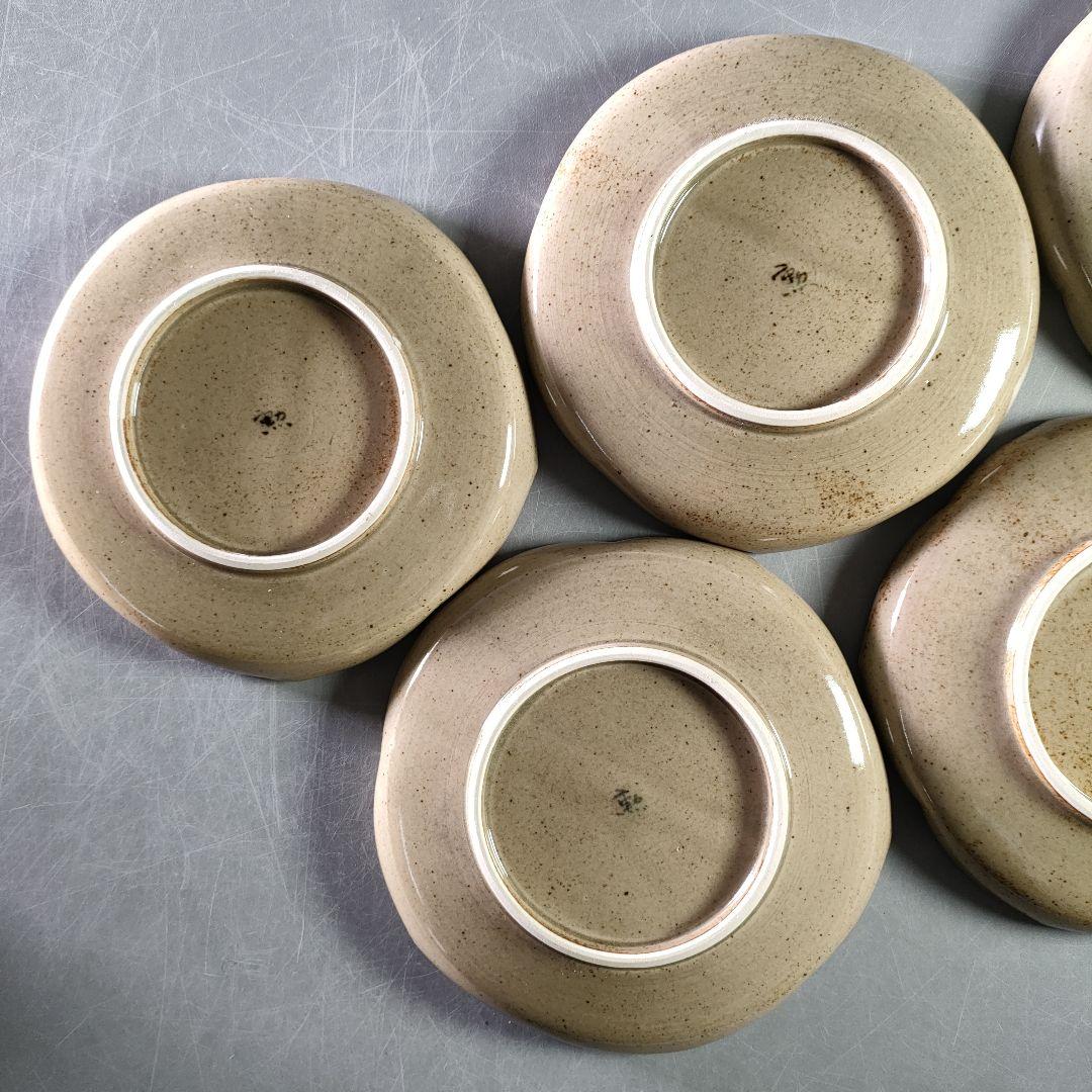 A907-3/勲 造/花草文銘々皿5客/小鉢/向付/絵変わり/飾皿/