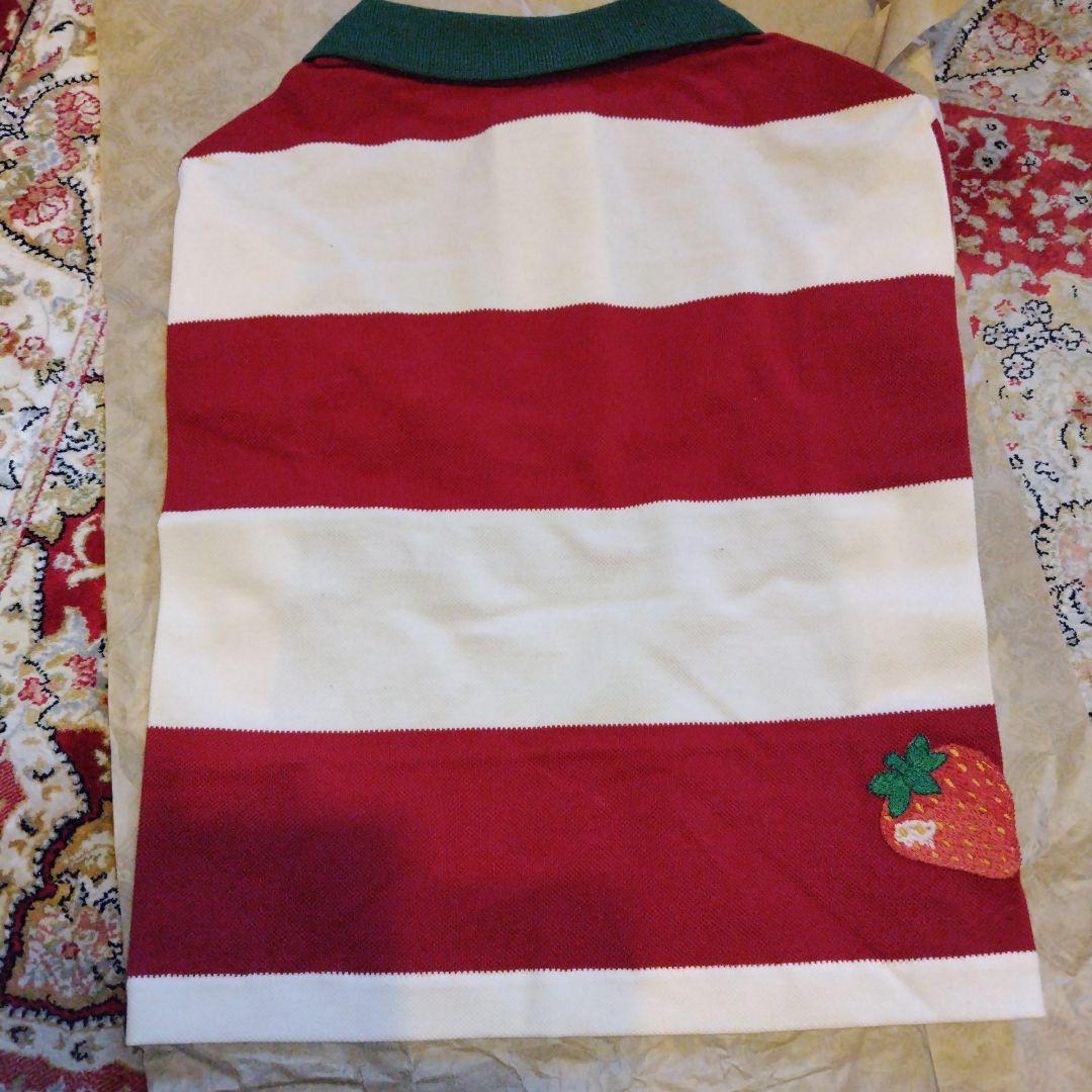 GUCCI グッチ ドッグウェア Mサイズ ボーダー　いちご　犬服 新品