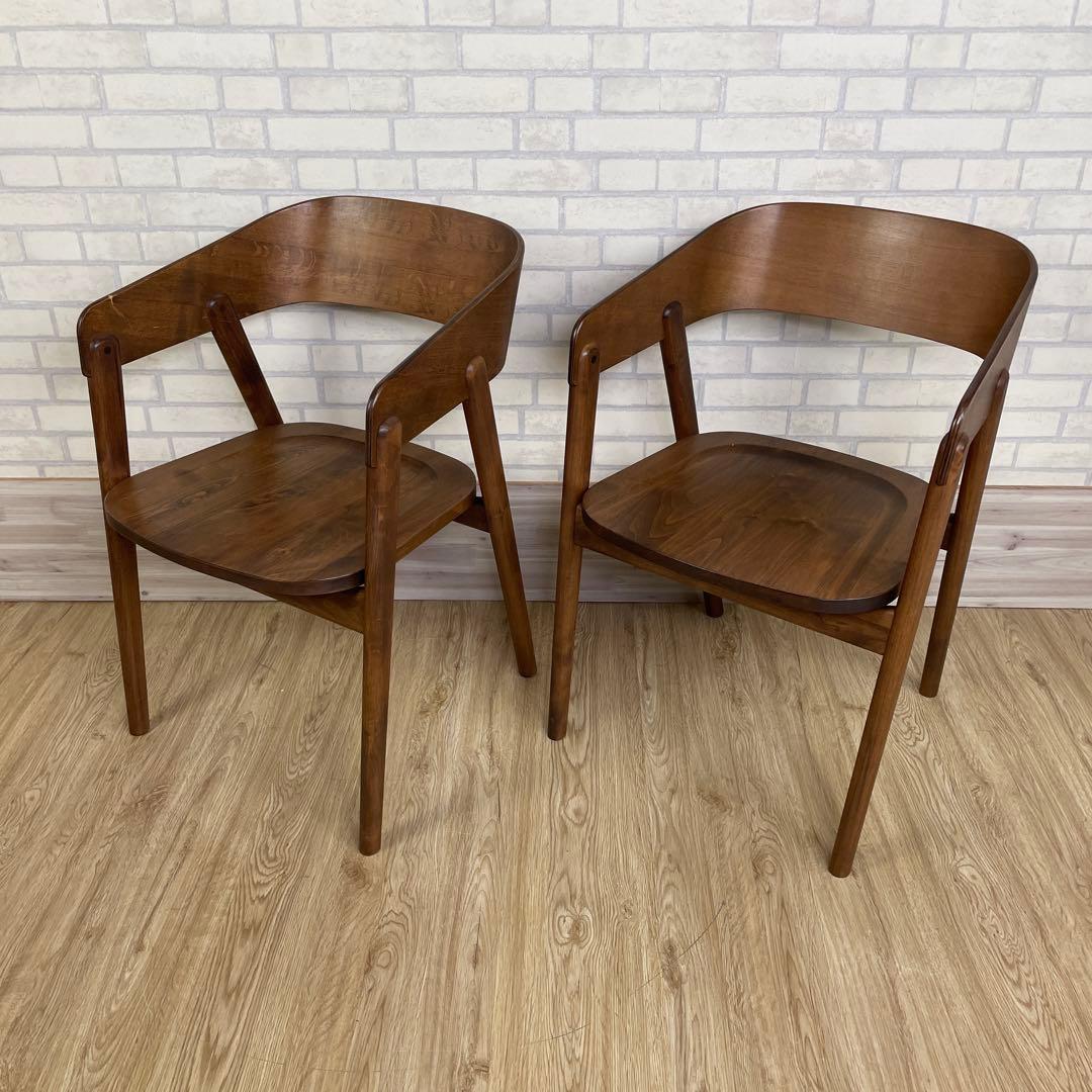 ケユカ KEYUKA ヨナス ダイニングテーブル アームチェア 2脚 セット