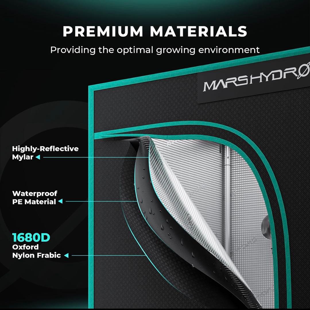 Mars Hydro 70×70×160cm 植物育成用グロウテント