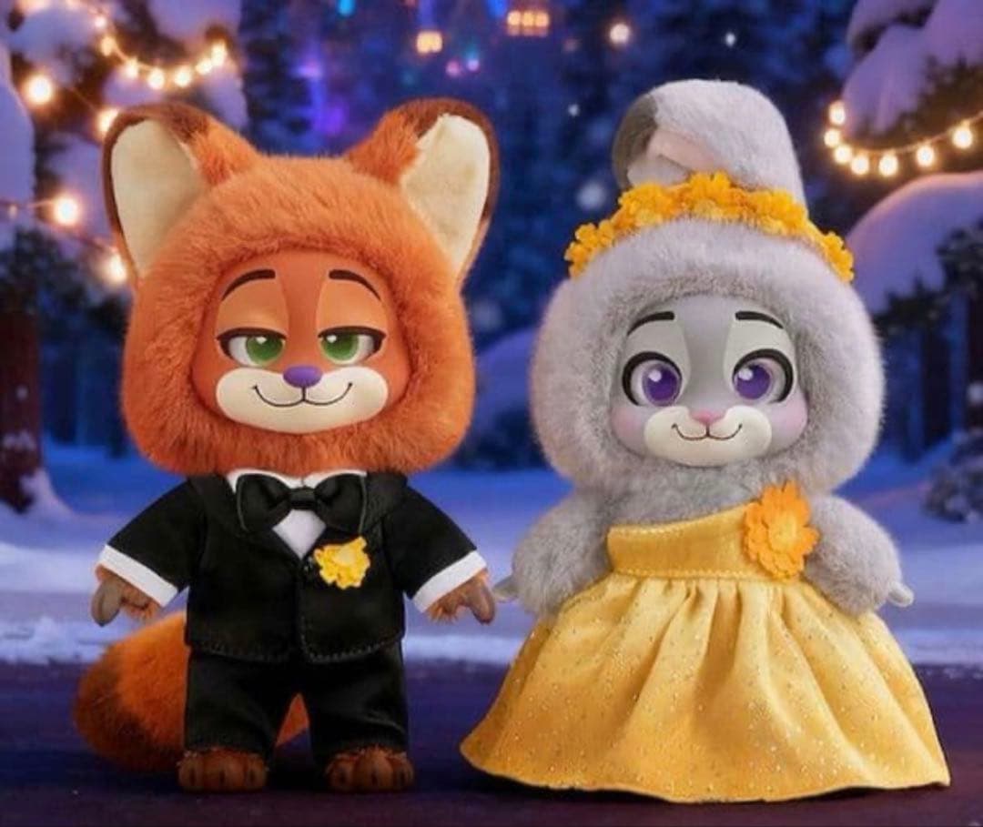 《即日発送》TOPTOY ズートピア2 マスコット ぬいぐるみ ニック＆ジュディ