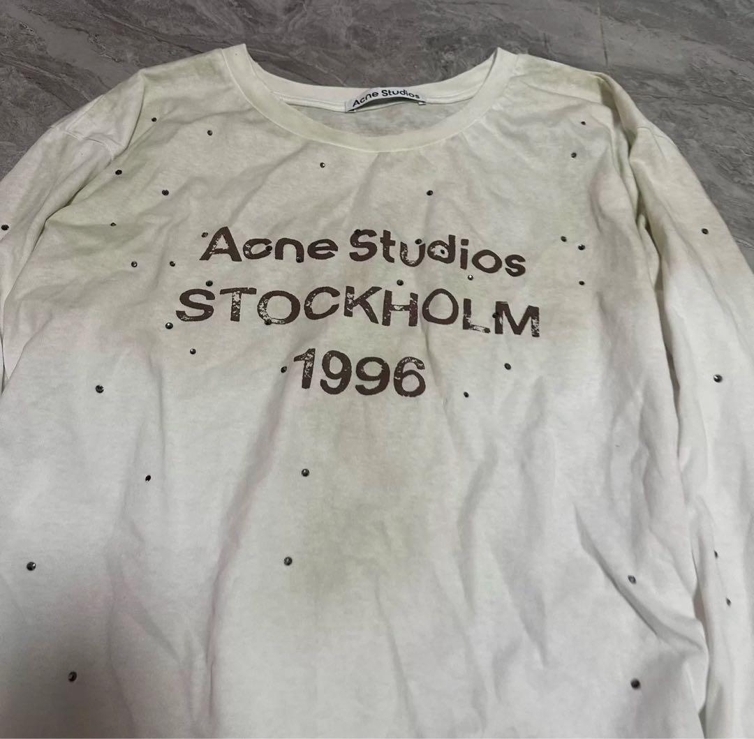 Acne Studios 長袖カットソー1996 ダーティー＆破れ加工 M