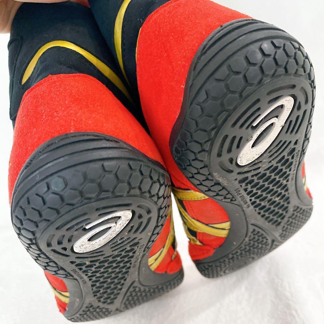 レア♡asicsレスリングシューズ　ボクシングシューズ　スニーカー　靴27㎝