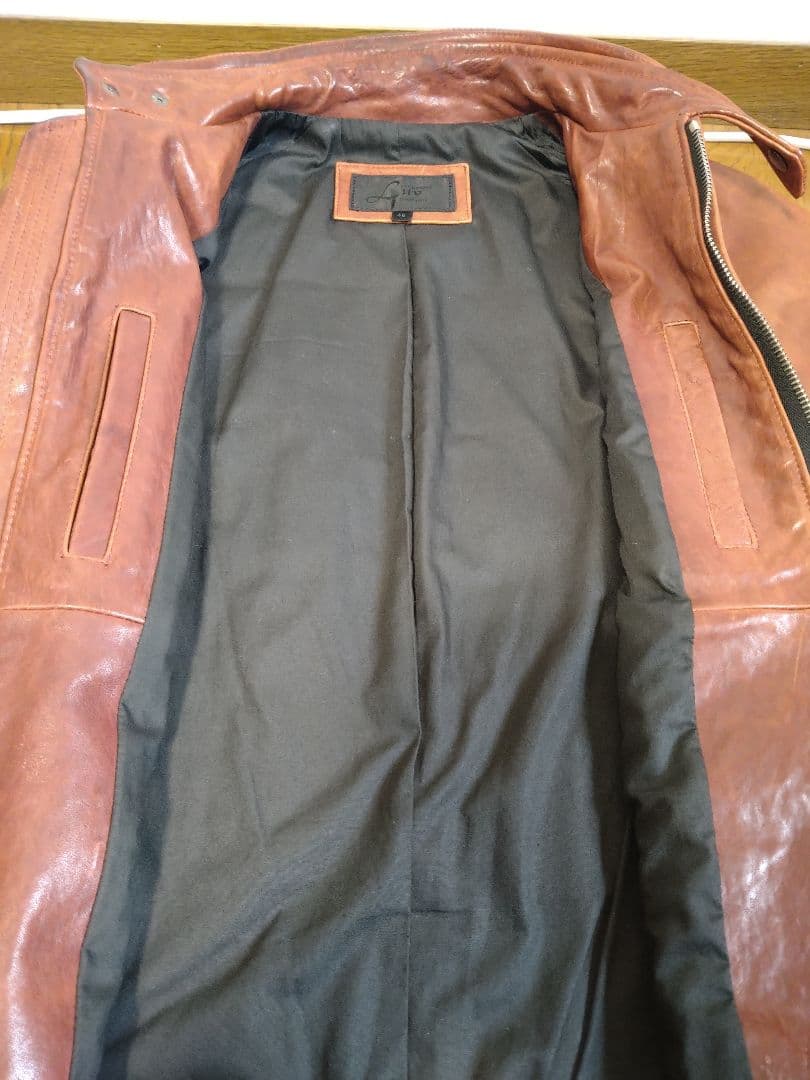 ジャックローズラブメゾン シングルライダースジャケット ホースハイド 馬革