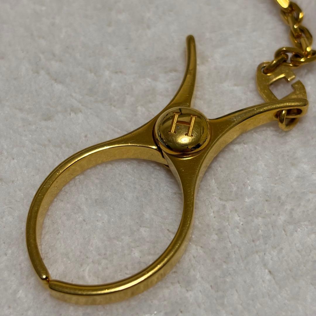 HERMES　エルメス　グローブホルダー　ゴールド色