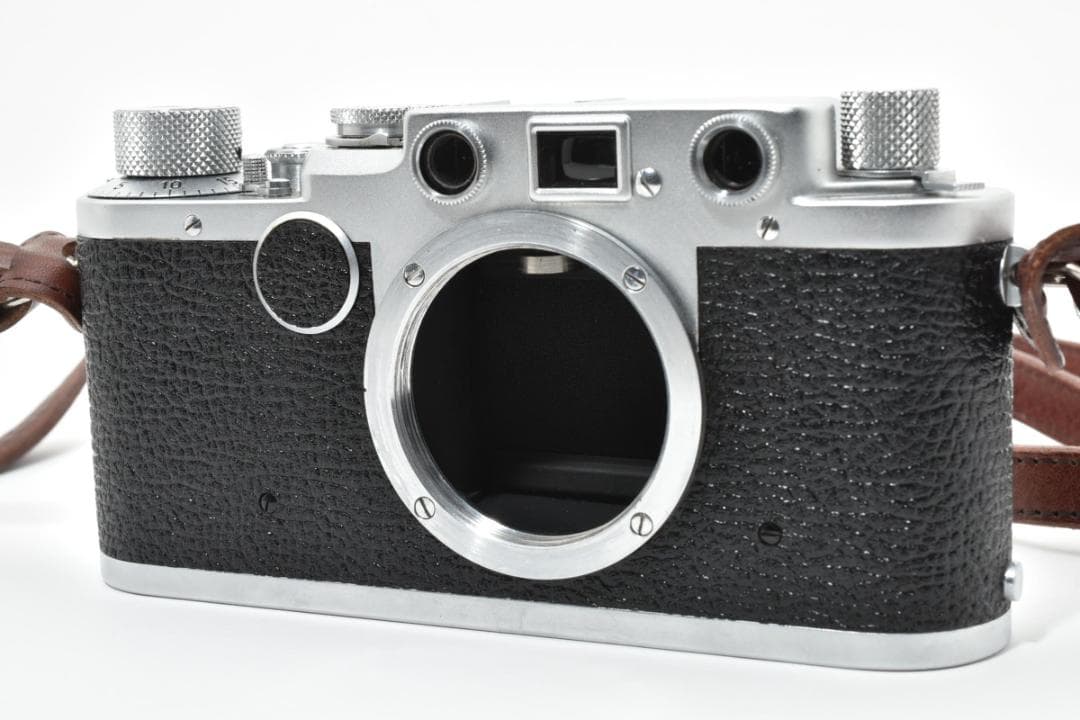 【美品/動作◎】Leica IIf バルナック ライカ A&A本革ストラップ付