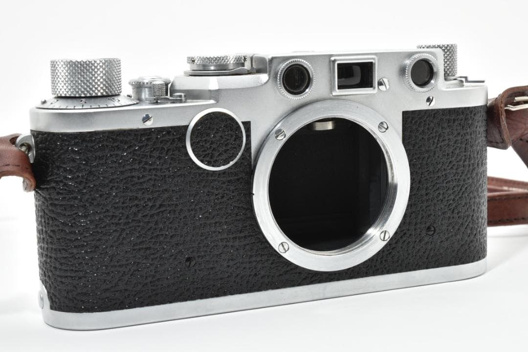 【美品/動作◎】Leica IIf バルナック ライカ A&A本革ストラップ付