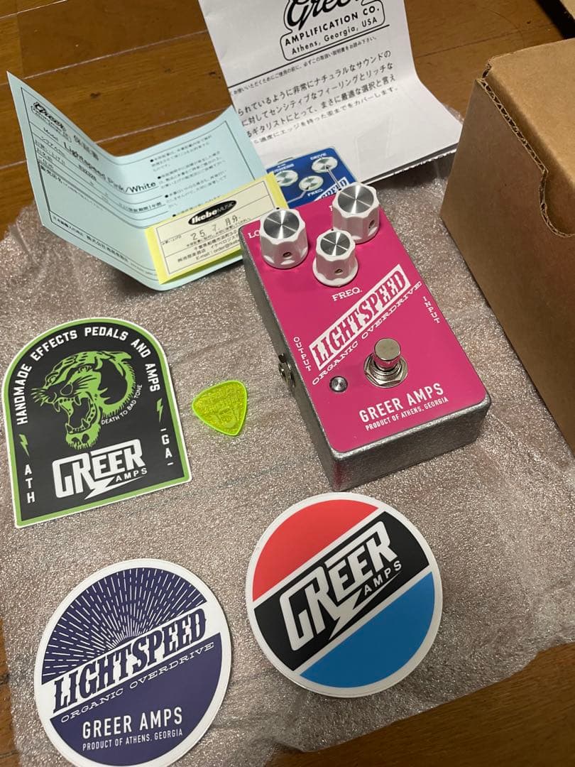 GREER AMPS LIGHTSPEED オーバードライブペダル