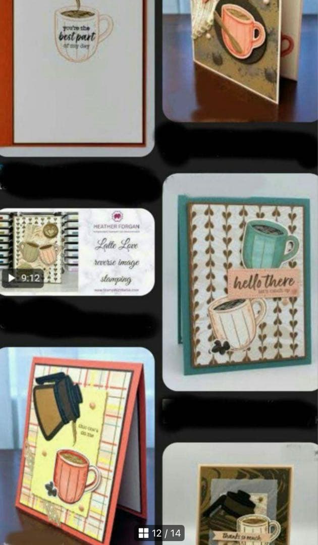 最後一点♡未使用　大人気のラテアートスタンプ＆ダイ　スタンピンアップ