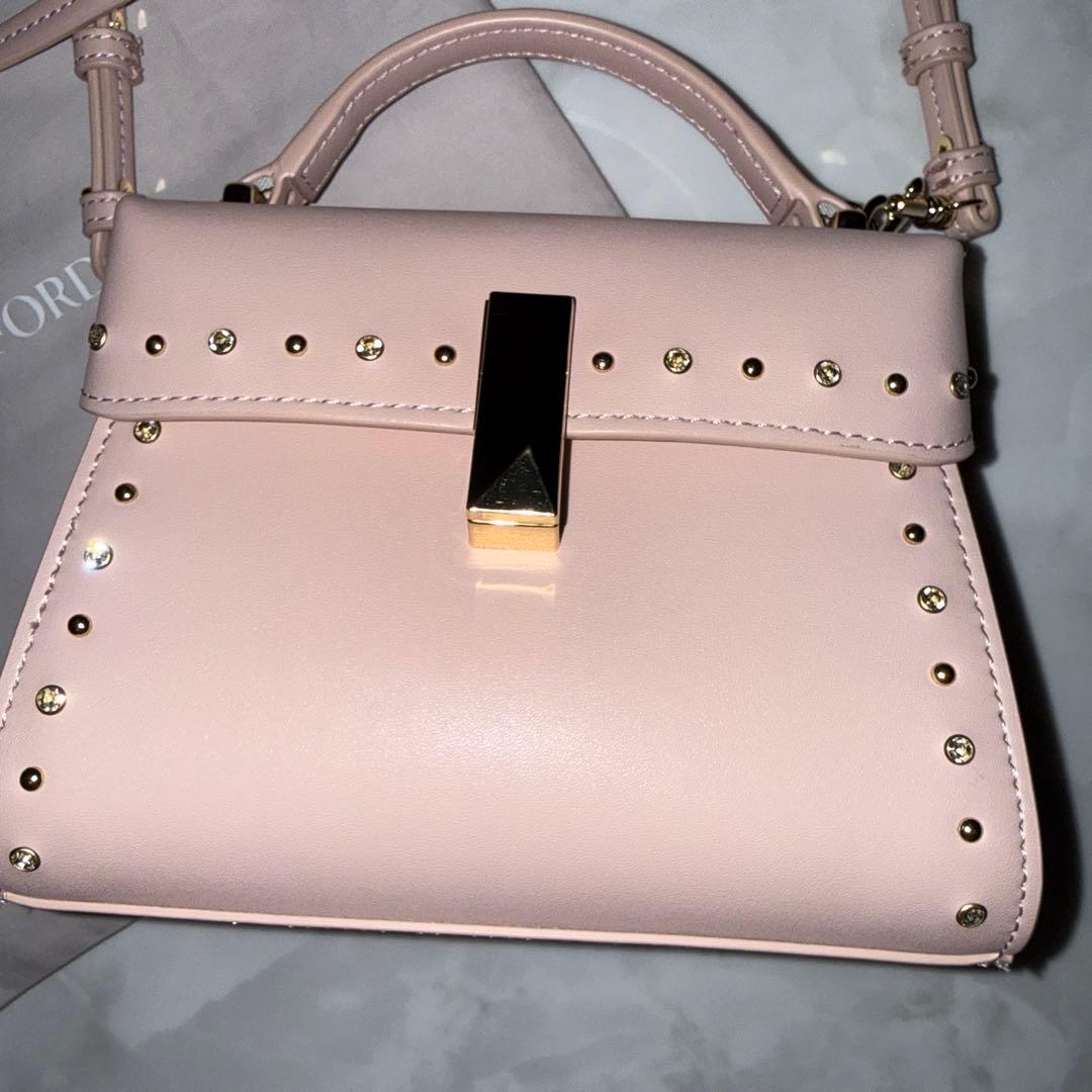 セルフォード リュタン ビジュースタッズポシェット S ピンク