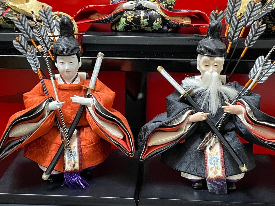 【★ぷーたんママさん専用★】雛人形　お雛様、お内裏様、三人官女、5人囃子のみ