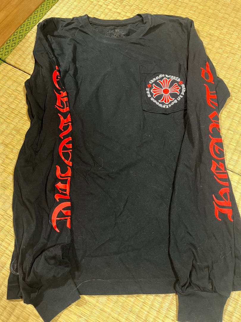 Chrome Hearts ブラック ロングスリーブ Tシャツ
