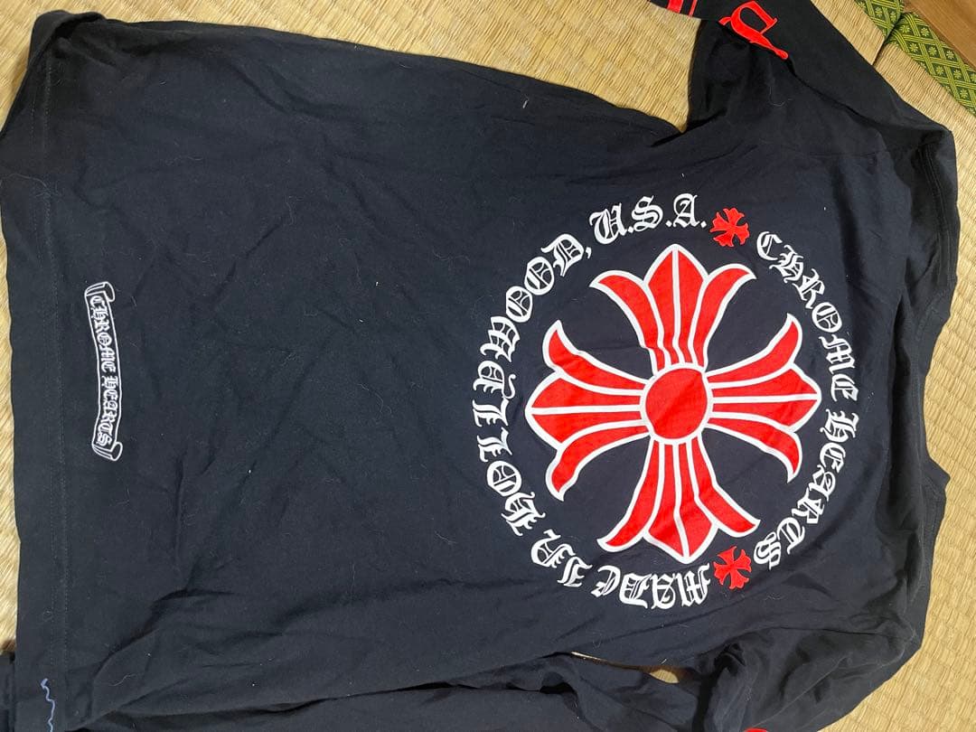 Chrome Hearts ブラック ロングスリーブ Tシャツ