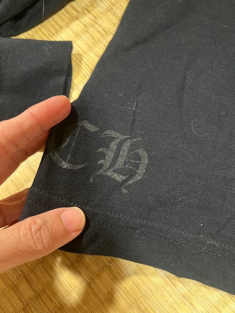 Chrome Hearts ブラック ロングスリーブ Tシャツ