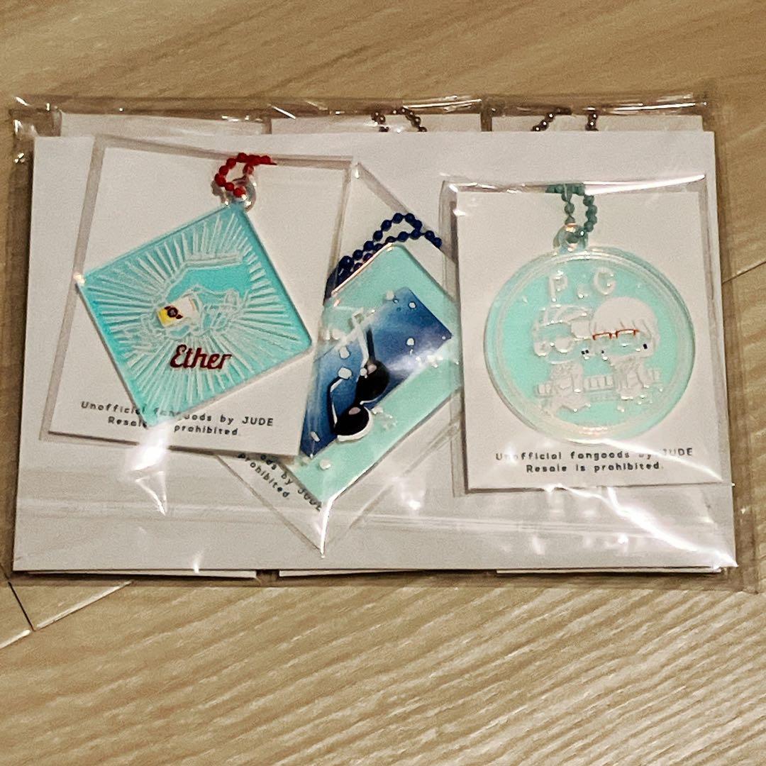 名探偵コナン ピンガ グレース 同人 アクリルキーホルダー 8点 黒鉄の魚影