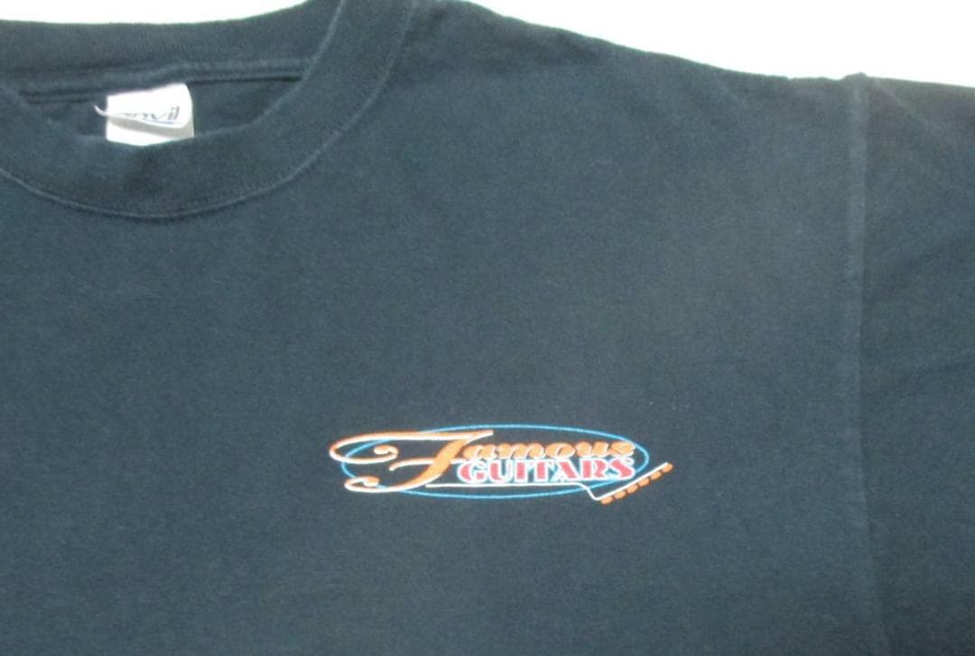 ギター FAMOUS GUITARS　Tシャツ メンズL　ジミーペイジ