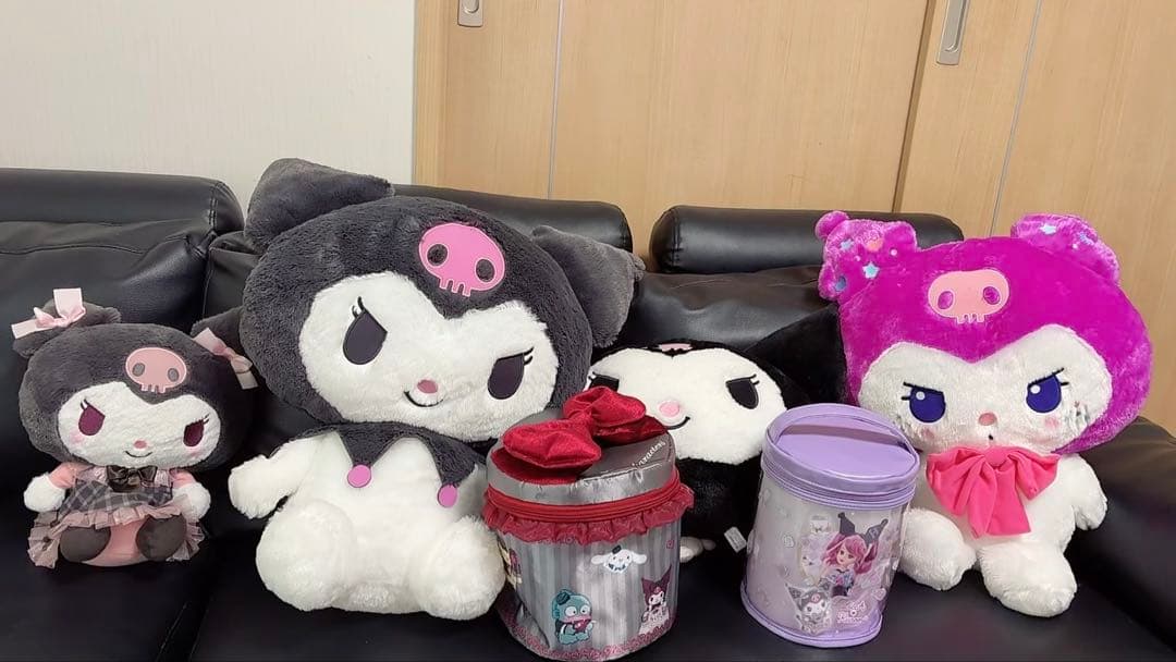 クロミちゃん ぬいぐるみと収納ボックスセット