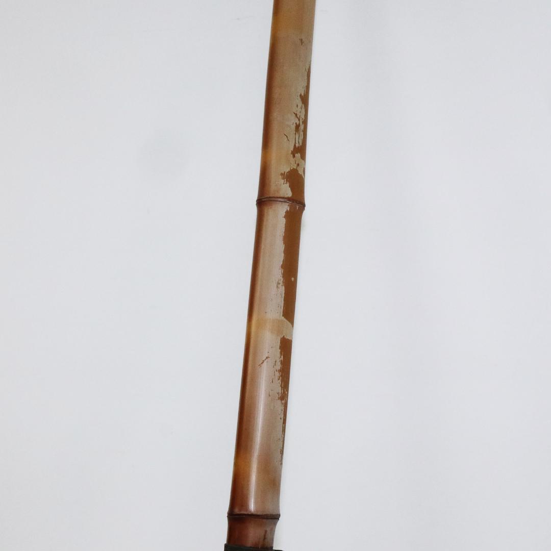 自在鉤 囲炉裏道具　煤竹 竹 コイ 古民家 アンティーク 鯉