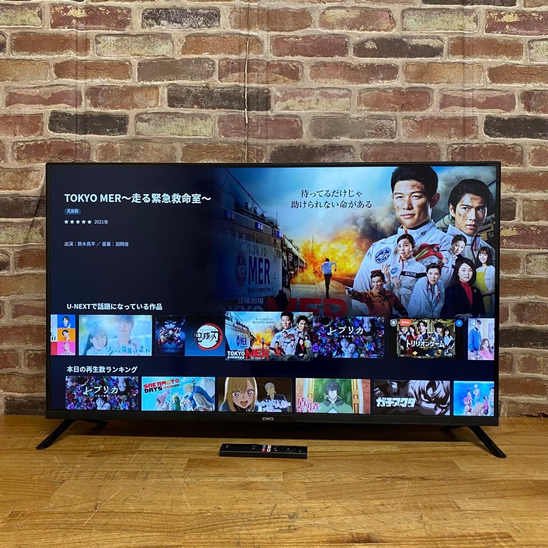 2024年製！40V型 チューナーレス 液晶テレビ スマートテレビ 動画アプリ○