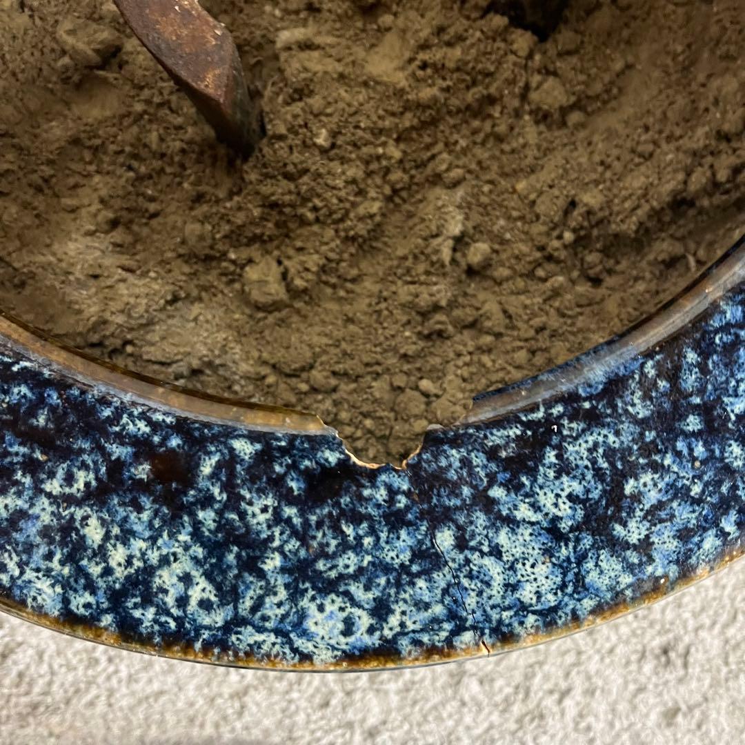 格安　大サイズ　和　火鉢　五徳　灰　セット