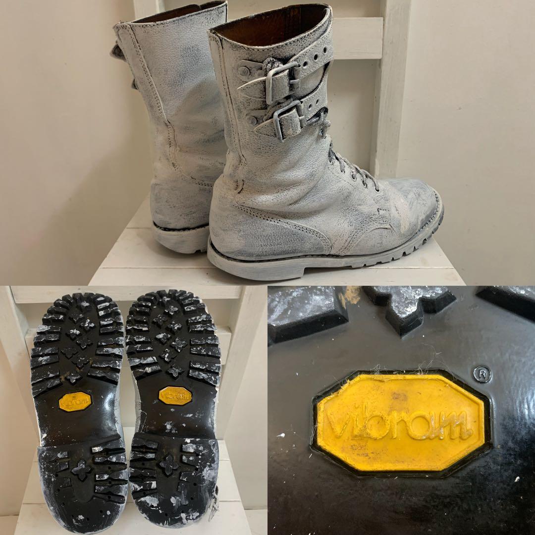 Marbot VINTAGE フランス軍 ペンキペイント ミリタリーブーツ 44
