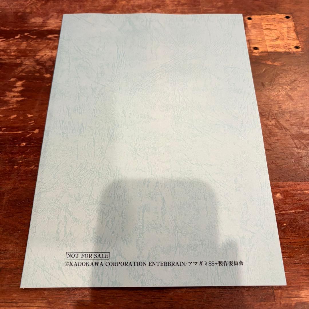 【新品】アマガミSS　アマガミ15周年　特典　台本 一部
