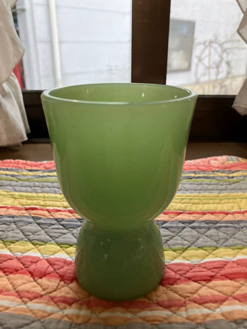 アンカーホッキング　ミルクガラス製　エッグスタンド　2個セット