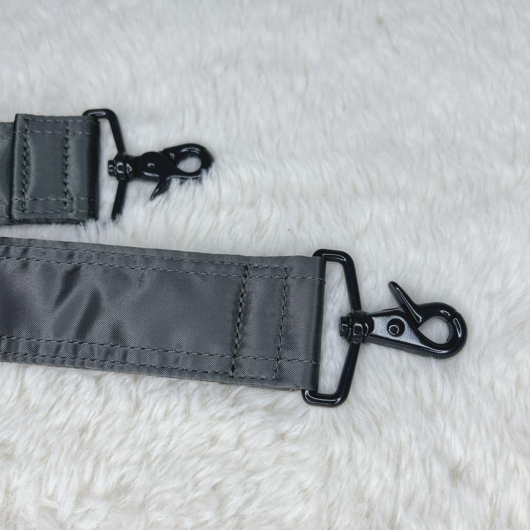 美品 廃盤品 ポーター タンカー 2WAYブリーフトートバック シルバーグレー