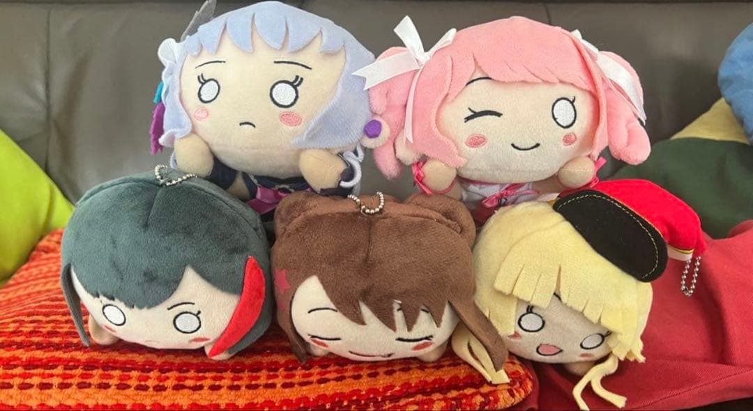 バンドリ！　寝そべりぬいぐるみ　ボーカルコンプセット