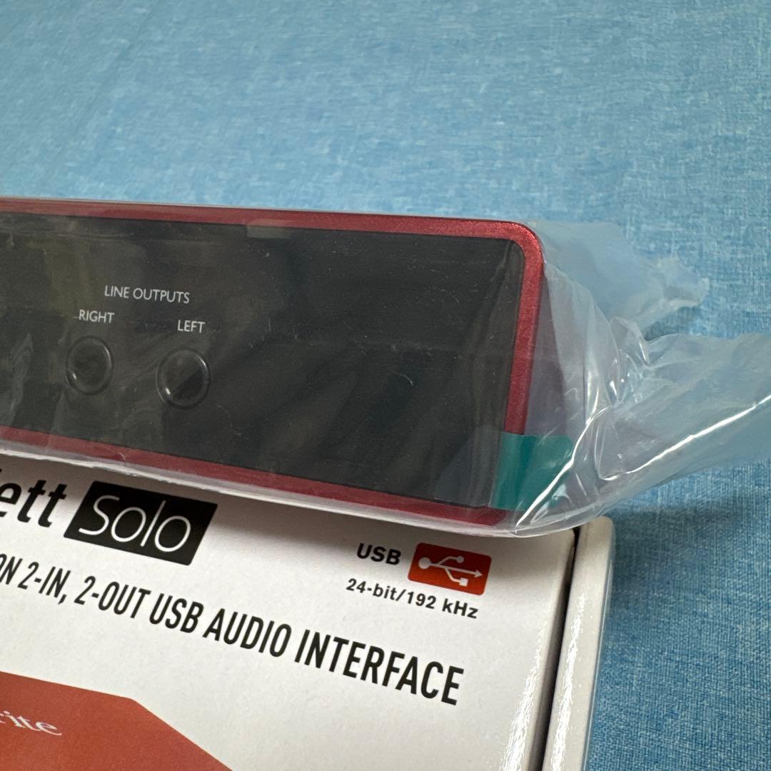 DTM・DAW Focusrite Scarlett Solo gen3