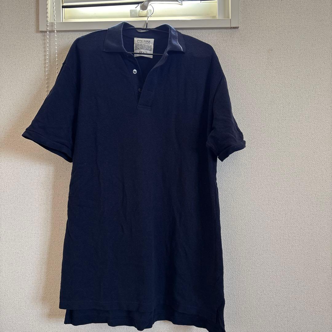 INSCRIBE ネイビー ポロシャツ S