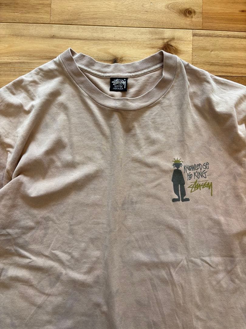 90s Stussy 黒タグ シャドーマン Tシャツ　USA製