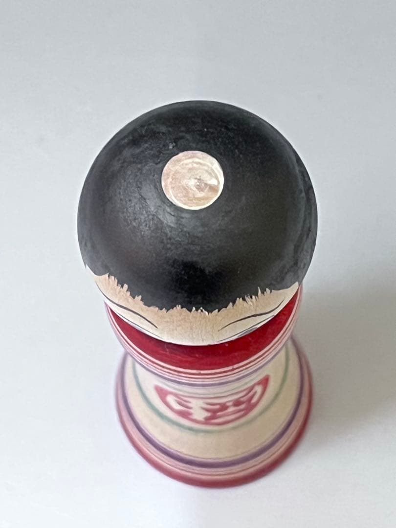 C449 こけし　レア　こけし奥瀬恵介　津軽系　伝統こけし　日本人形