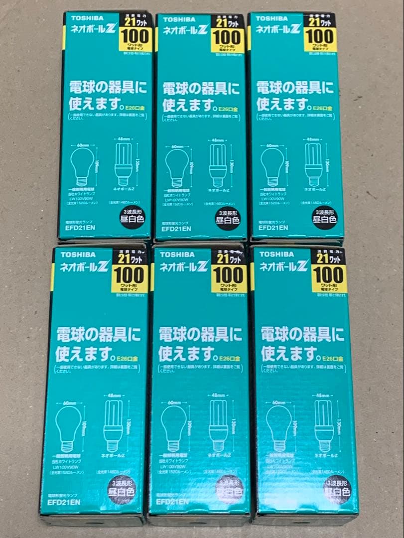 TOSHIBA ネオボールZ 100Wタイプ 昼白色　EFD21EN