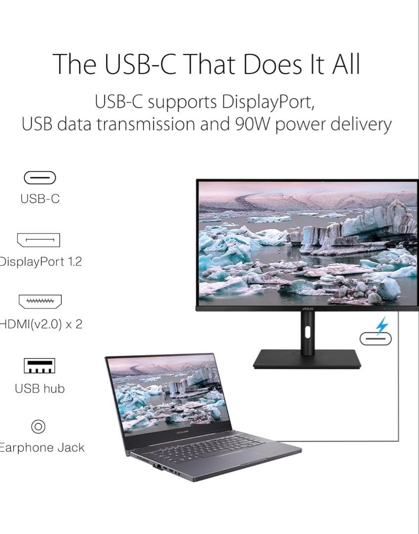 ASUS ProArt 32インチ 4K UHD モニター