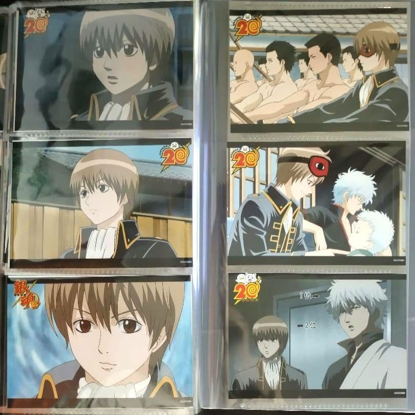 ゆ*り様 銀魂 ネットプリント 110枚 沖田多め 銀時 土方 近藤 エリザベス