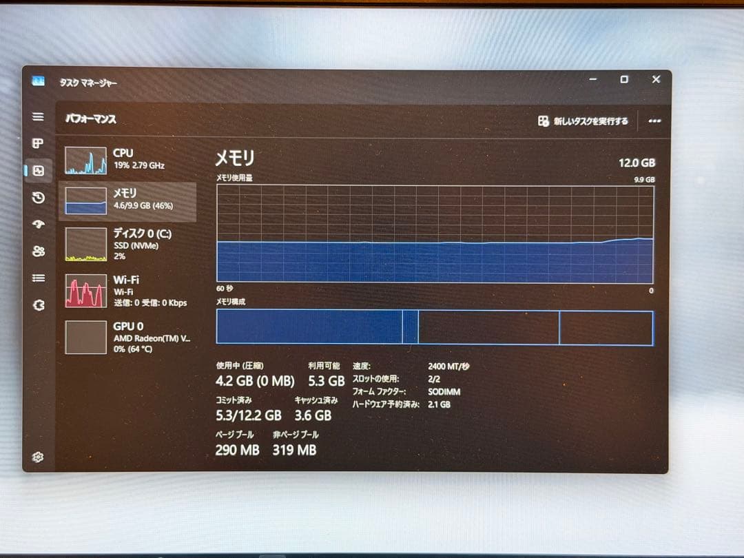 Windowsノート本体 Lenovo IdeaPad S540 Ryzen 5/12GB/256GB