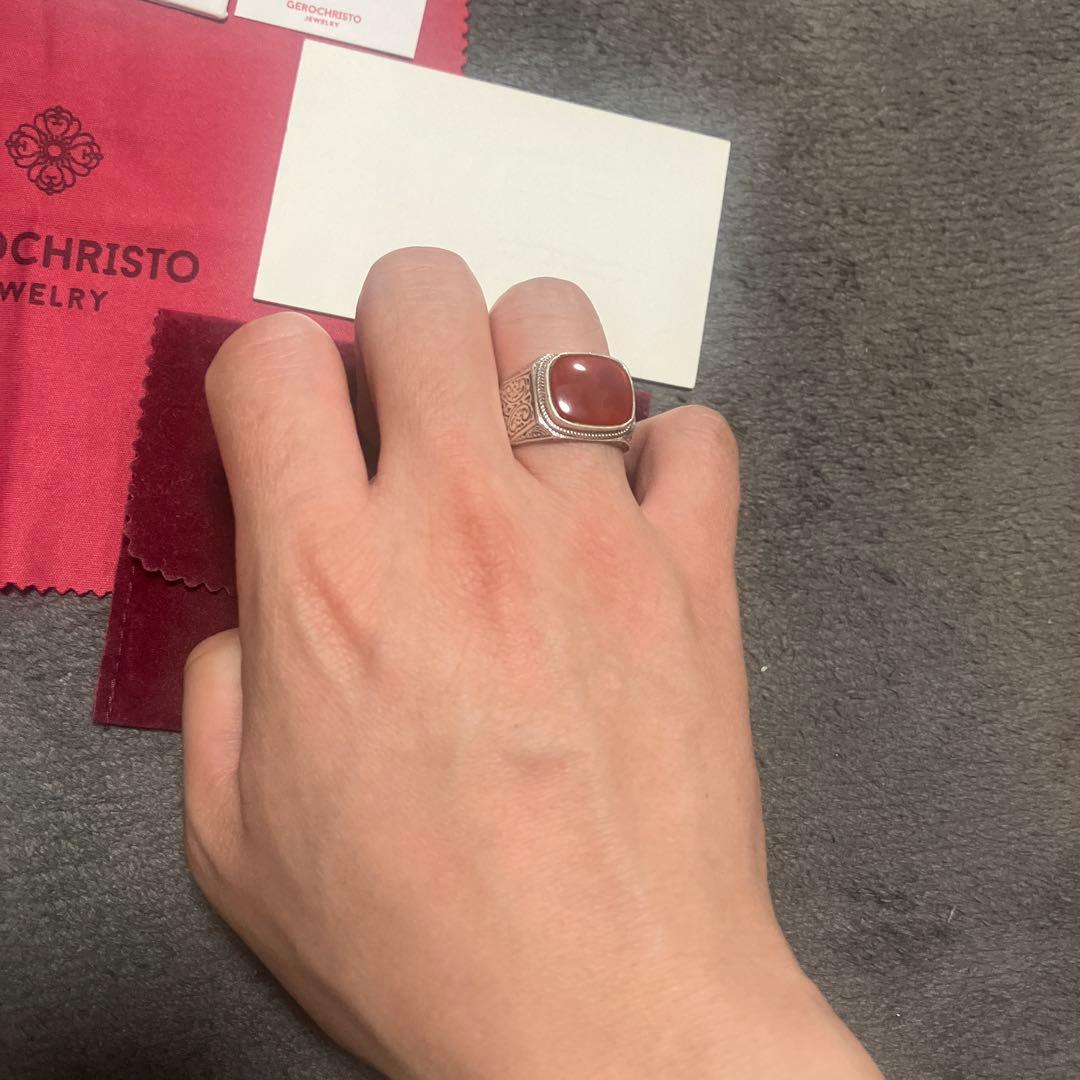 ジェロクリスト　Gerochristo リング　指輪　赤　レッド　0707