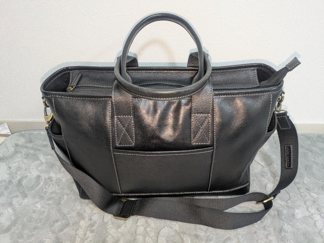 モラルコード　レザー　トートバック　ショルダー　ビジネス　2WAY 超美品