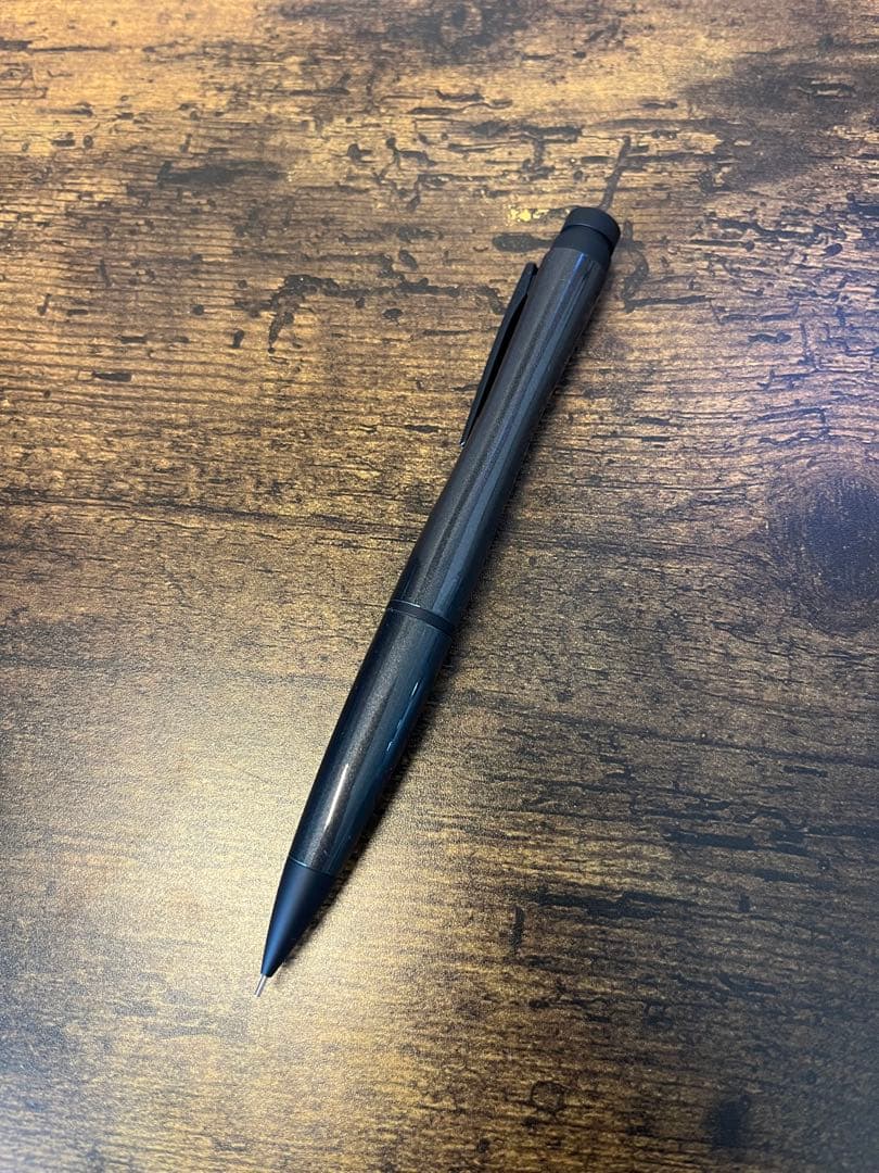 SEASAR Aero 剛性感MAXシャーペン　ガンメタル　試し書きのみ　筆記具