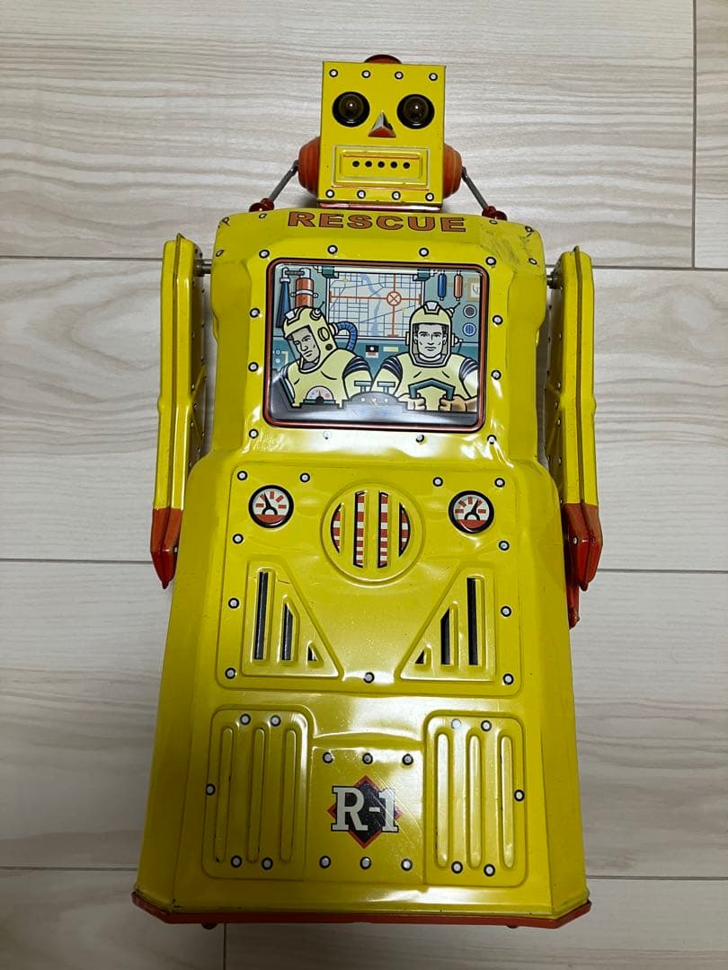 ブリキ　ロボット　R-1 昭和レトロ　レスキューロボ