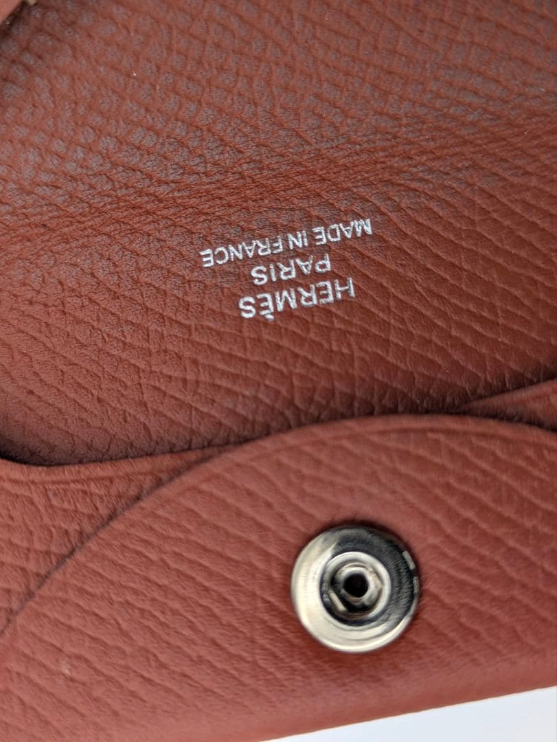 エメラルドHERMÈS エルメス バスティア ケース小銭入れ