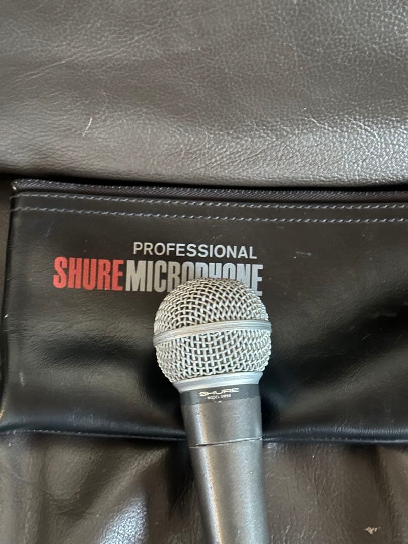 動作良好 ポルシェロゴ ビンテージ SHURE SM58