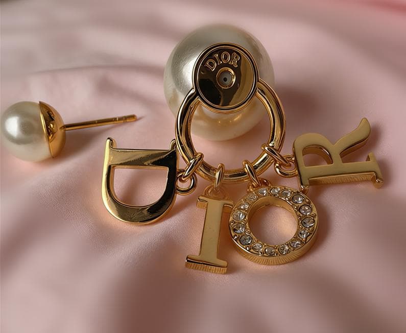 Dior Tribales ゴールド ピアス パール