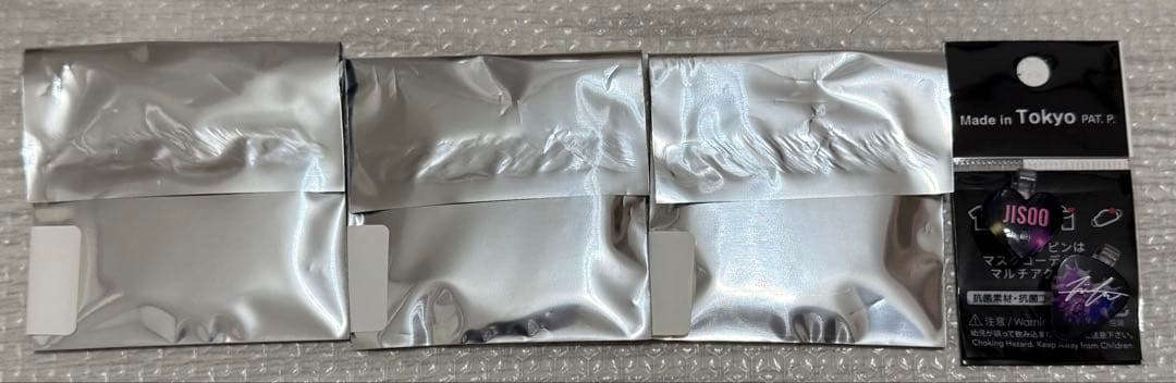 NoNoGirls ジス 缶バッジ×3、ピックピン×1