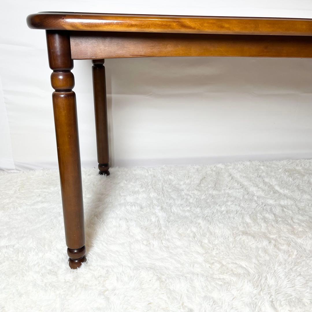 【引き取り可】カリモク家具　karimoku オールドカリモクダイニングテーブル