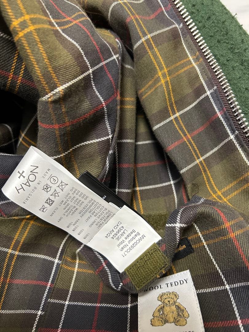 ゴ*！様 Noah x Barbour Wool Teddy Bedale Ja